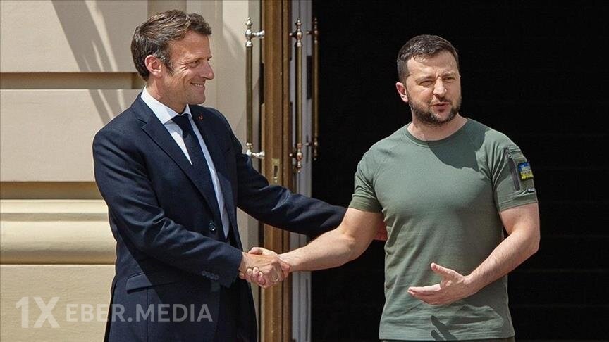 Makron və Zelenski bazar ertəsi Parisdə görüşəcək