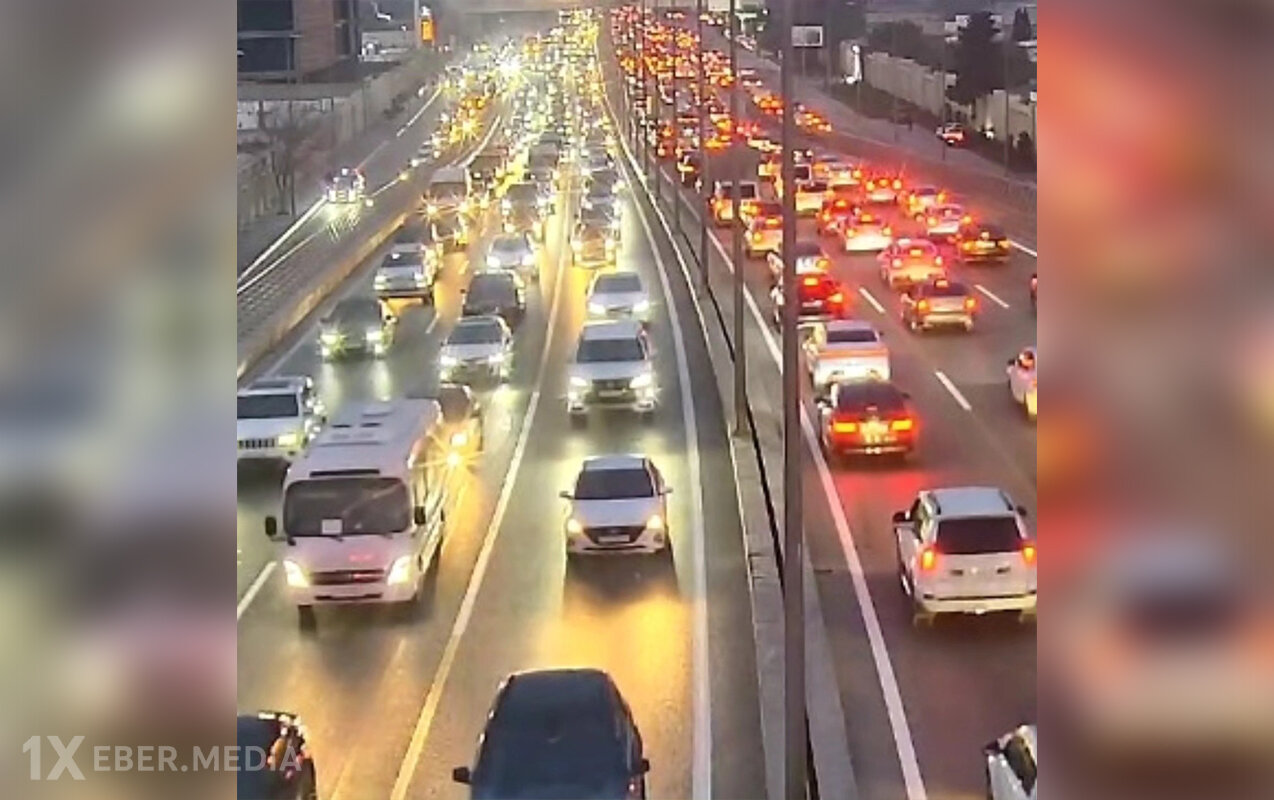 Bu yollarda tıxac var - Sürücülərin nəzərinə!