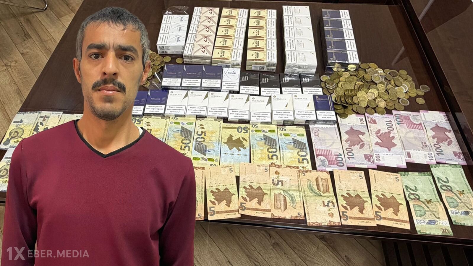 4 marketdən 10 min manatlıq oğurluq edən şəxs saxlanıldı