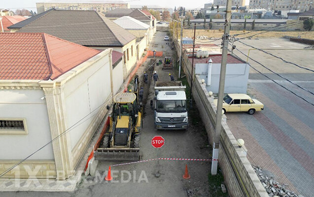 Gəncədə 428 km içməli, 380 km tullantı su xətti çəkilib - Video
