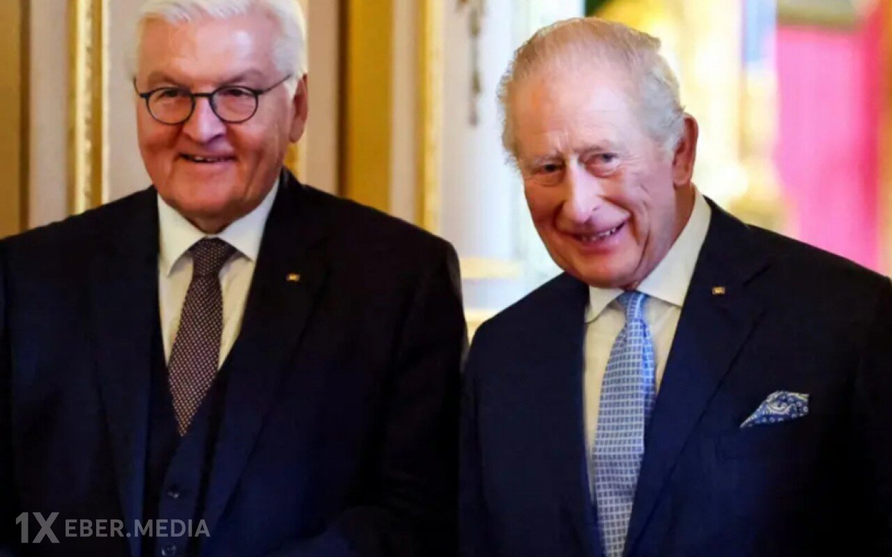 Britaniya Kralı Almaniya Prezidenti ilə görüşdü