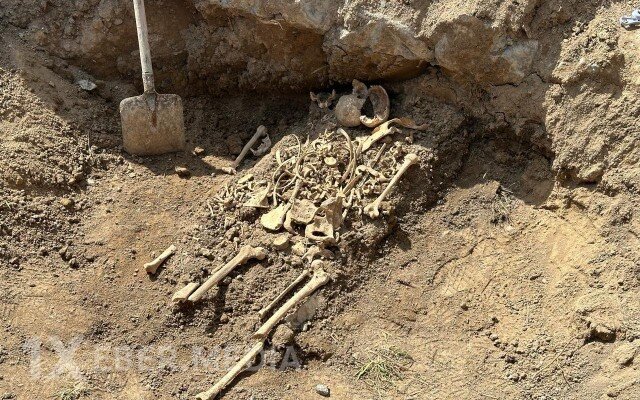 Ağdamda insan skeletinin qalıqları tapıldı
