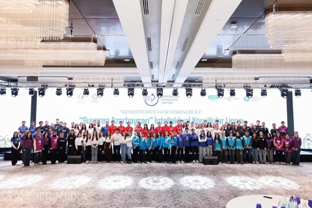 "Azərbaycan Könüllülük Həftəsi 2025" çərçivəsində "Suveren Azərbaycan" İntellektual Könüllülər Liqası baş tutub