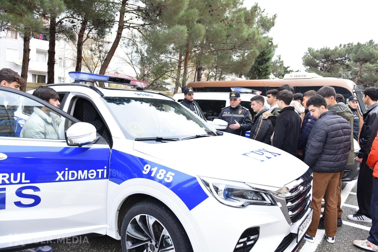 Sumqayıt məktəbliləri polisin xidməti ilə yaxından tanış oldular