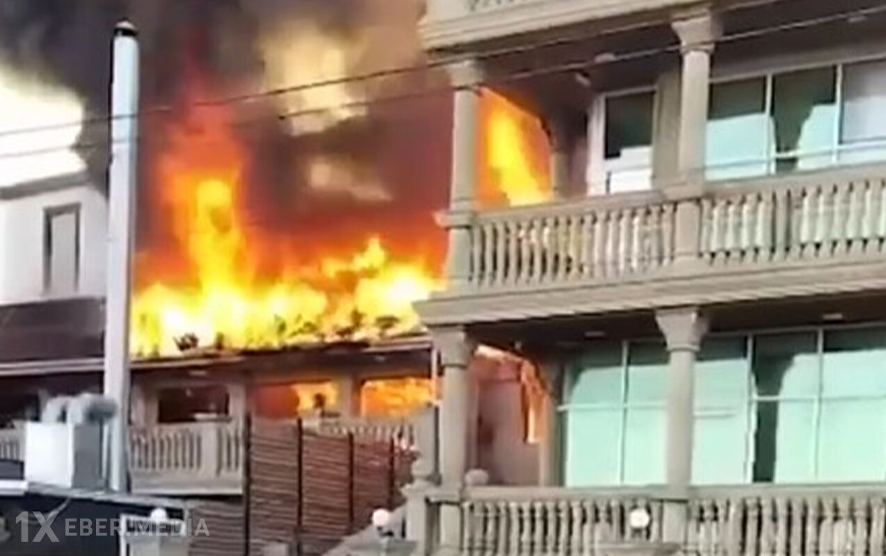 Restorandakı yanğın söndürüldü