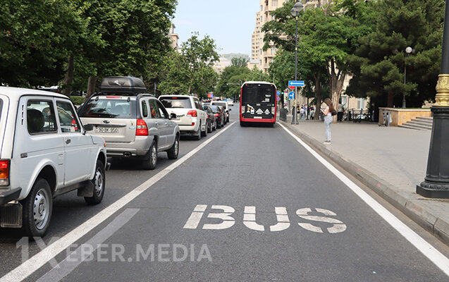 Bakıda taksilərə avtobus zolaqlarından istifadə hüququ verilə bilər