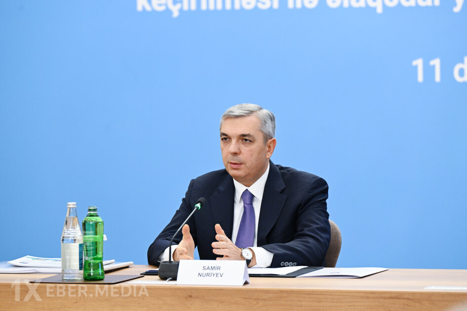Samir Nuriyev hökumət üzvlərinə tapşırıqlar verdi - FOTOLAR