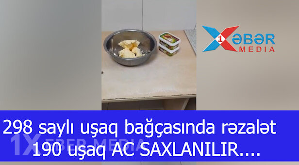 298 saylı uşaq bağçasında rəzalət-190 uşaq AC SAXLANILIR....-VİDEO
