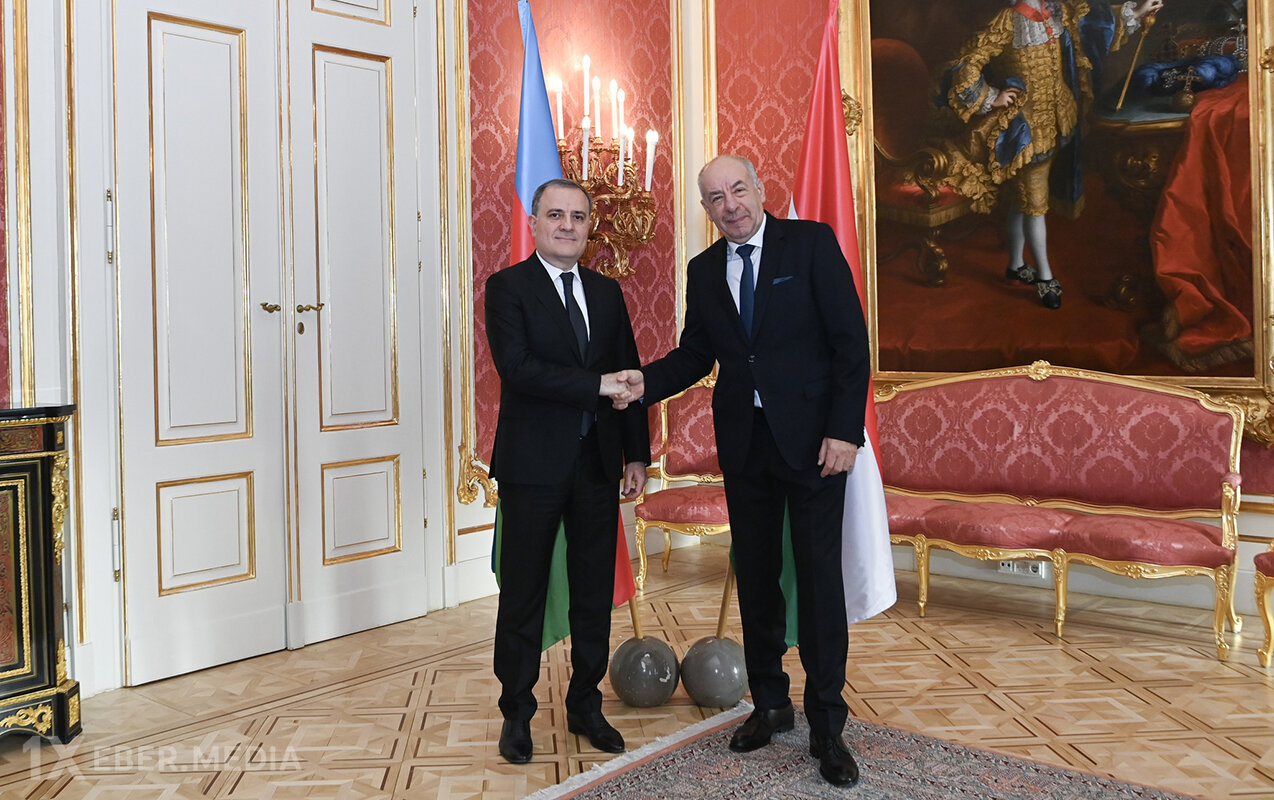 Macarıstan prezidenti Ceyhun Bayramovu qəbul etdi - Fotolar