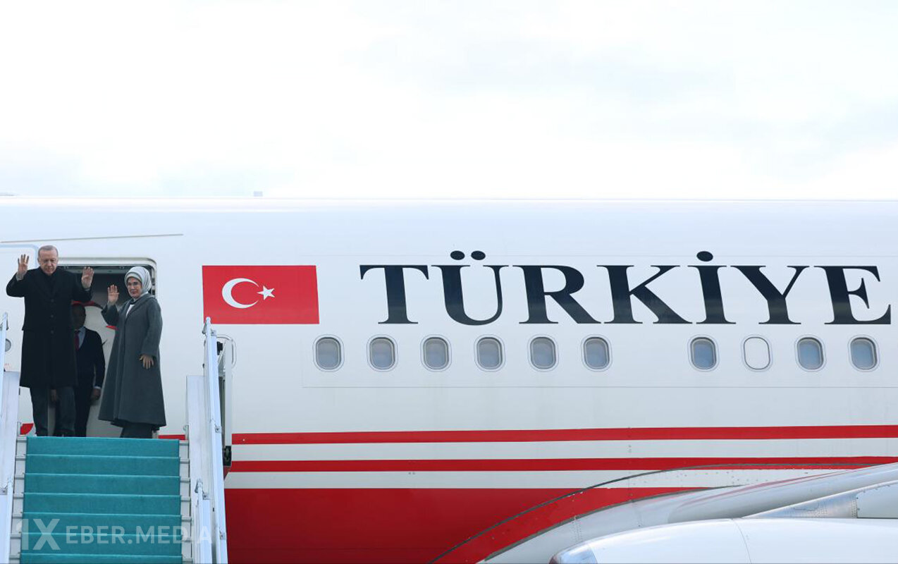 Ərdoğan Türkmənistana getdi