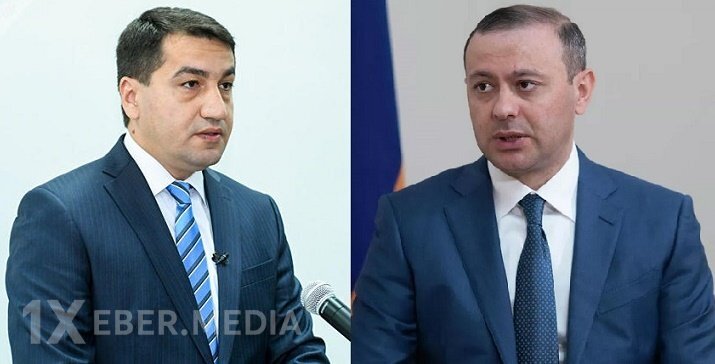 Hacıyev Qriqoryanla müzakirələrin videosunu paylaşdı