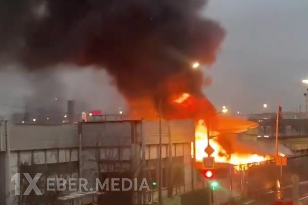 Moskvada Rijski dəmir yolu vağzalı yaxınlığında yanğın baş verib