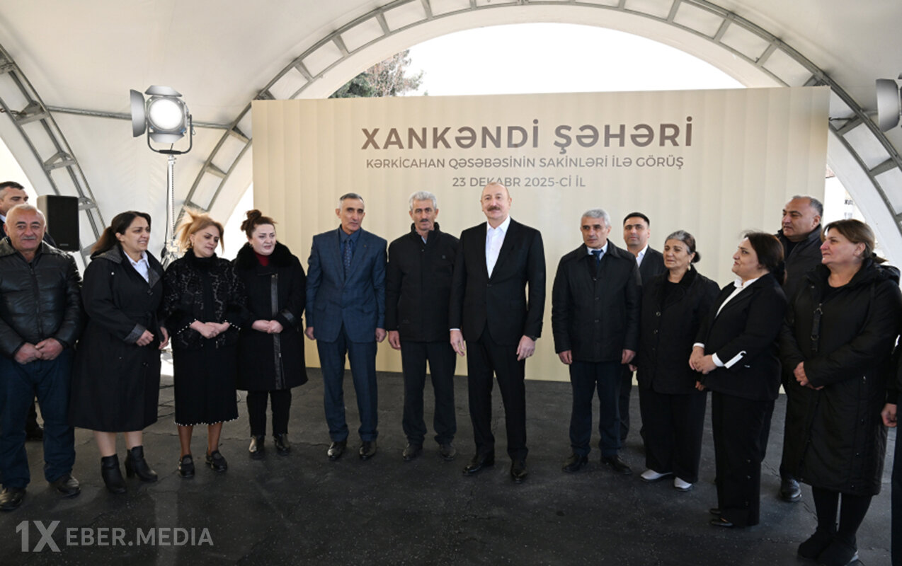 Prezident Kərkicahan sakinləri ilə görüşdü