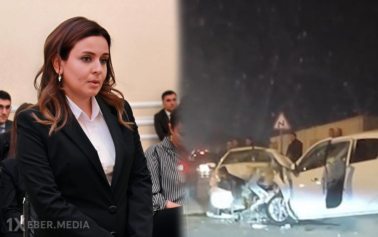 Hakimin həyatını itirdiyi qəzanın görüntüləri - Video