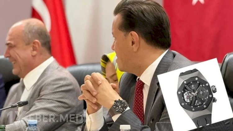 Deputat iclasa 214 min dollarlıq saatla gəldi - FOTO