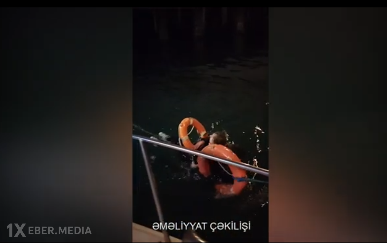 Ağ Şəhərdə dənizdə batan şəxs xilas edildi
