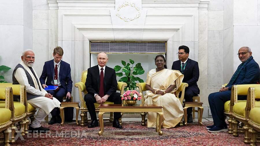 Putinin Hindistana dövlət səfəri başa çatıb