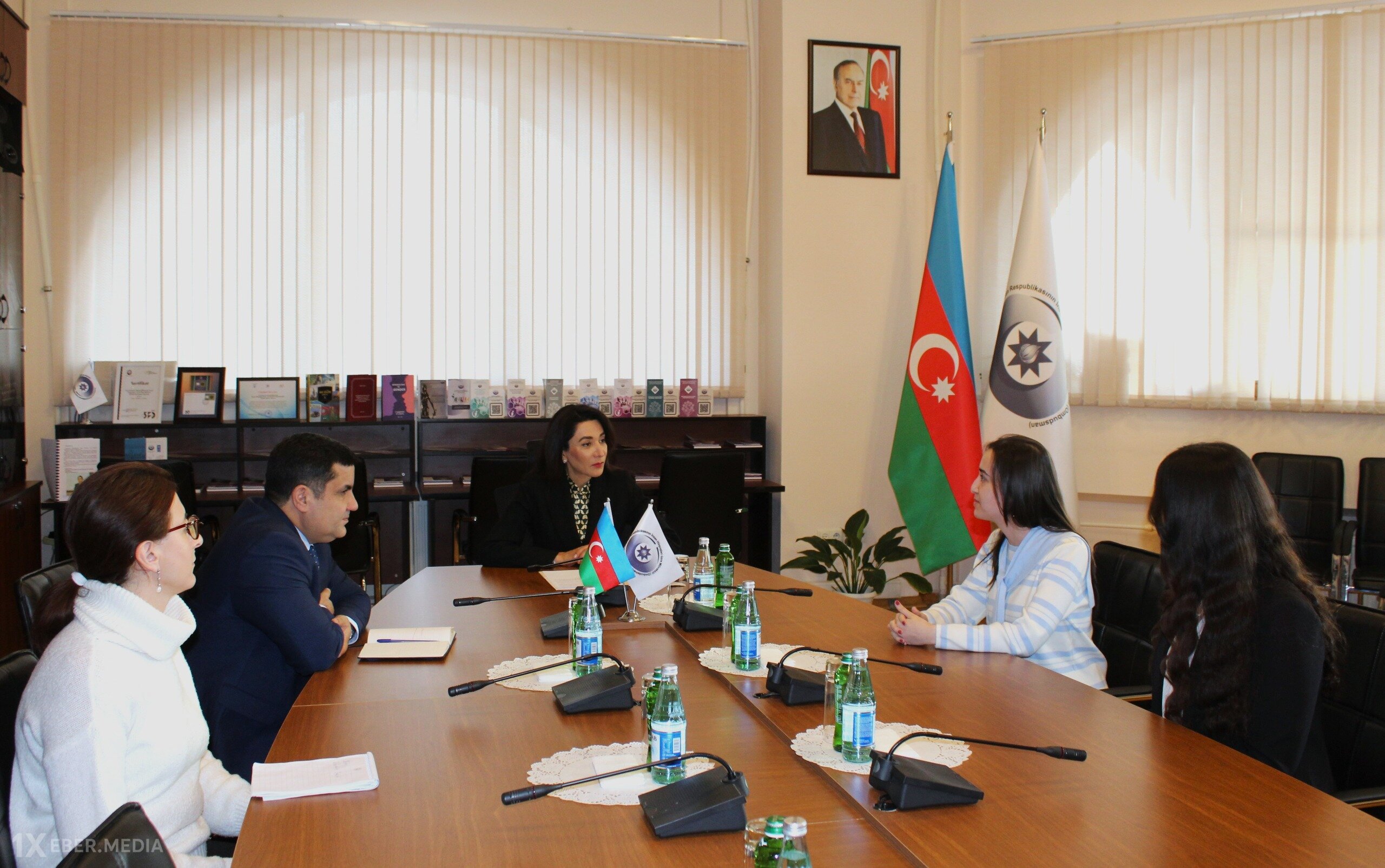 Səbinə Əliyeva Ombudsmanın xüsusi təqaüdünü qazanmış tələbələrlə görüşüb