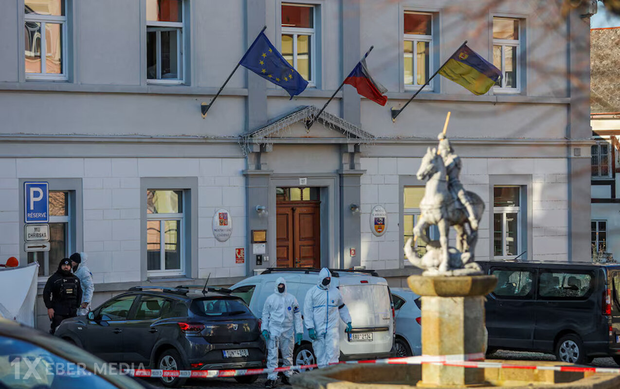 Çexiyada bələdiyyə binasına silahlı hücum - Ölən və yaralılar var+Fotolar