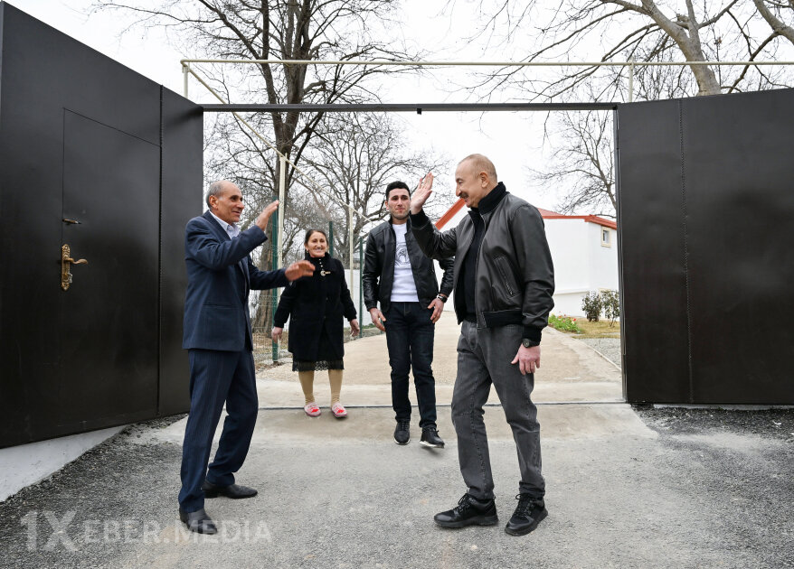 İlham Əliyev Ağdərə rayonunun Çıldıran kəndində görülmüş işlərlə tanış olub-YENİLƏNİB