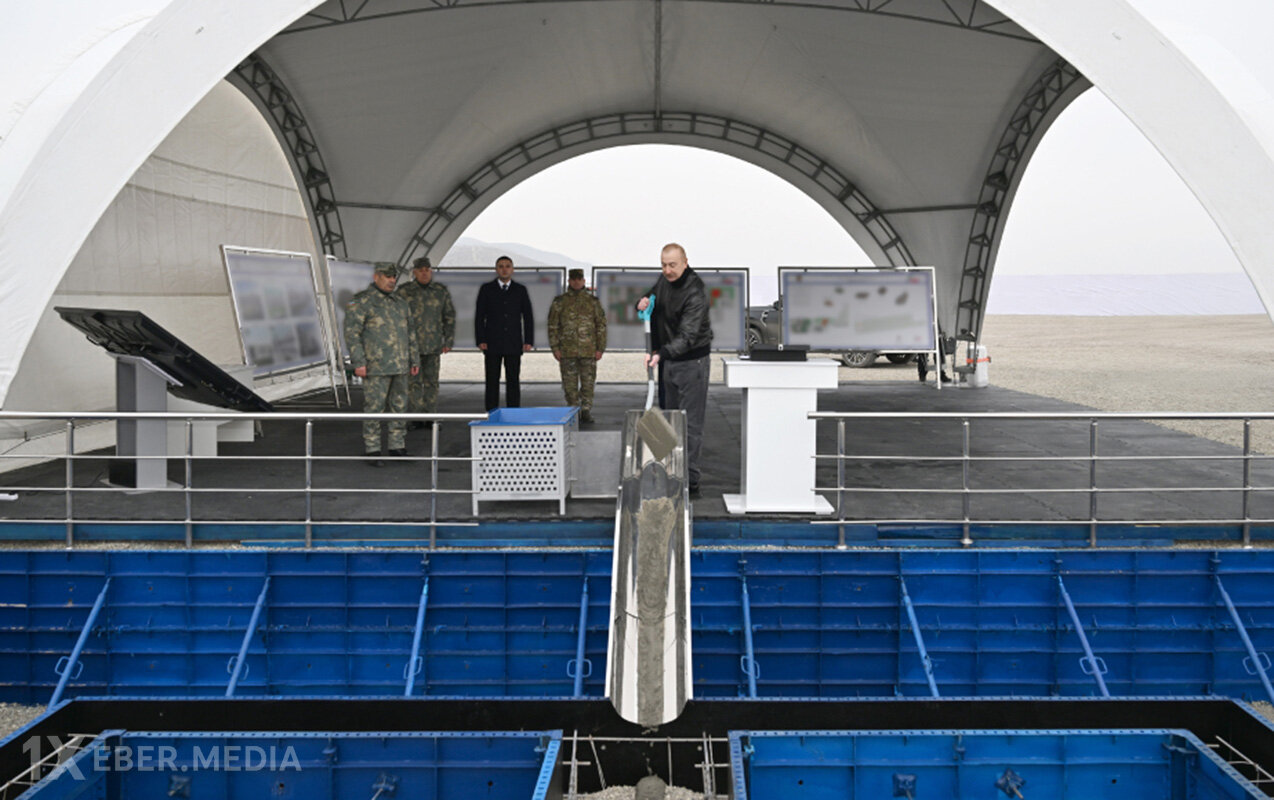 Prezident Ağdərədə Xüsusi Əməliyyat Mərkəzinin təməlini qoydu