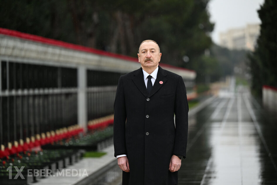 İlham Əliyev 20 Yanvar şəhidlərinin xatirəsini yad etdi