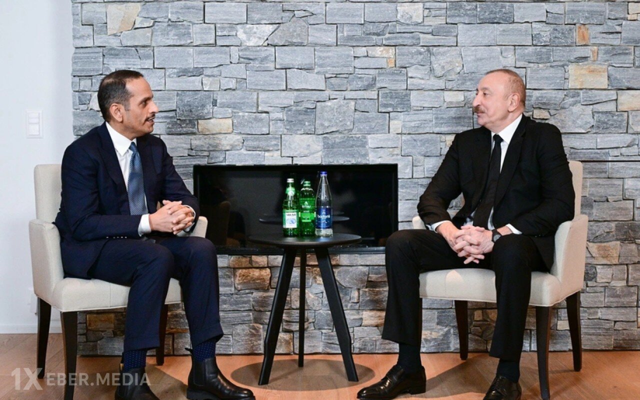 İlham Əliyev Davosda görüş keçirdi - FOTOLAR