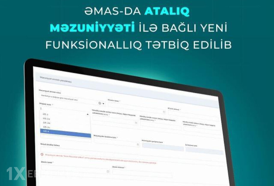 Atalıq məzuniyyəti ilə bağlı yeni funksiya işə salındı