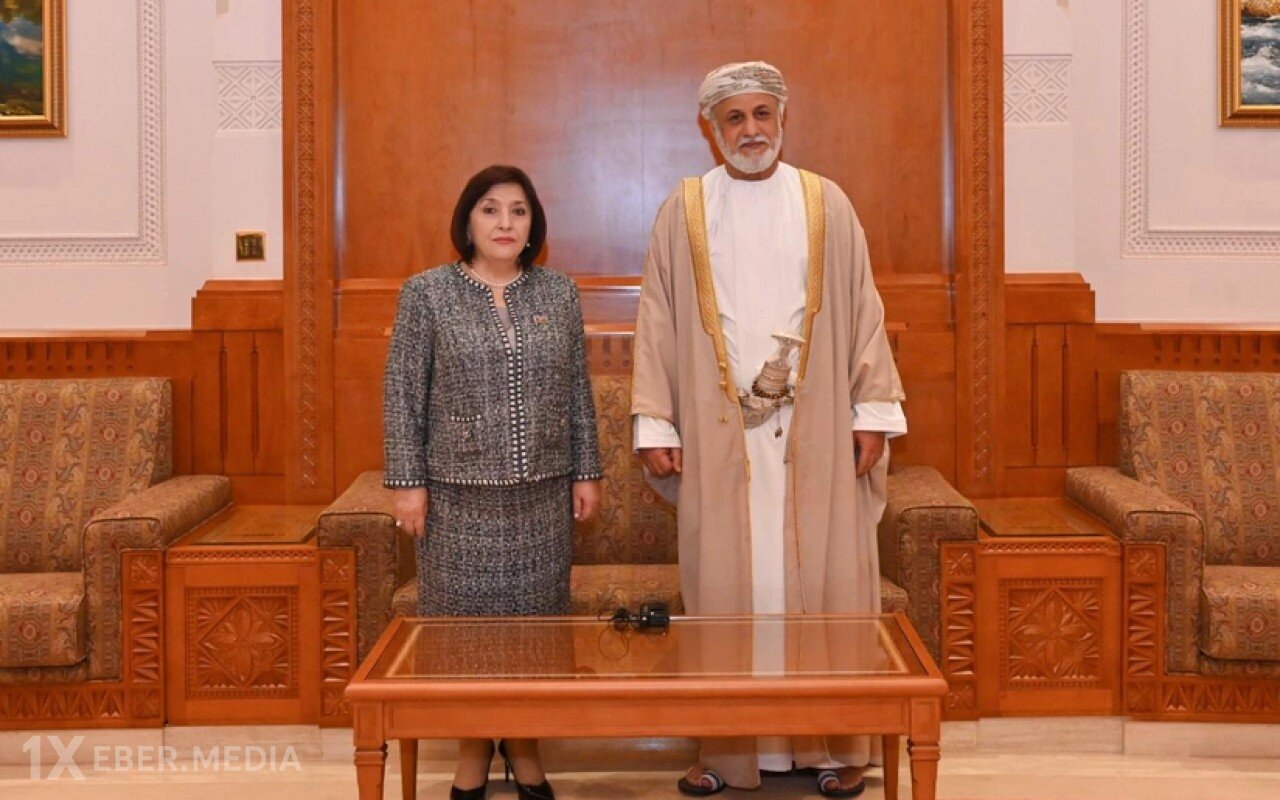 Sahibə Qafarova Oman Sultanlığı Dövlət Şurasının sədri ilə görüşdü - FOTOLAR