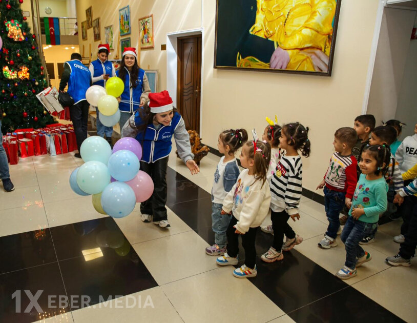 Leyla Əliyevanın təşəbbüsü ilə uşaq evlərində Yeni il tədbiri keçirildi