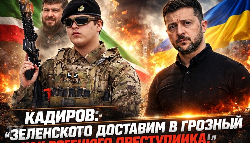 Adam Kadırov Zelenskiyə hədə-qorxu gəldi: “Onu Qroznıya hərbi cinayətkar kimi gətirəcəyik”