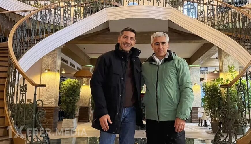 Orxan Aslanov Anar Ələkbərovla bir arada - FOTOLAR