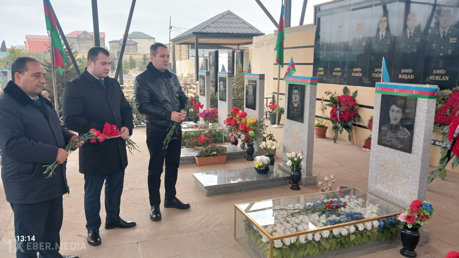 Binəqədidə Şəhid Məmmədli Muradın doğum günü ilə əlaqədar məzarı ziyarət olundu