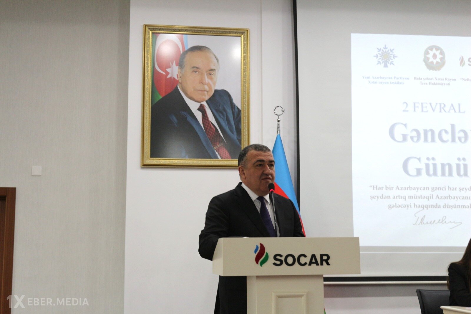 Xətai rayonunda "2 Fevral – Gənclər günü"nə həsr olunmuş tədbir keçirilib