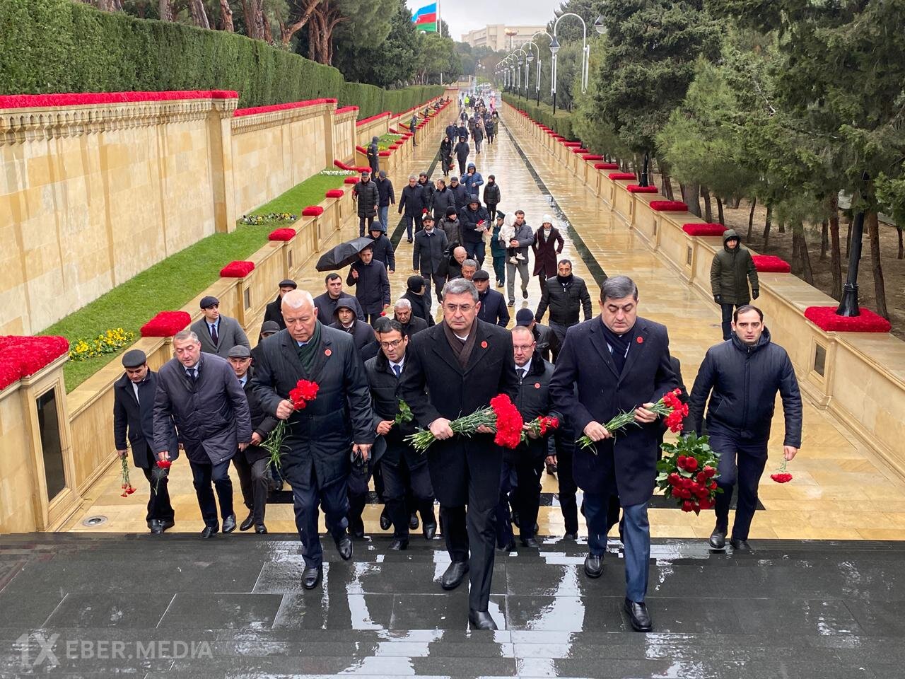Xəzər rayonunda 20 Yanvar şəhidləri yad edildi