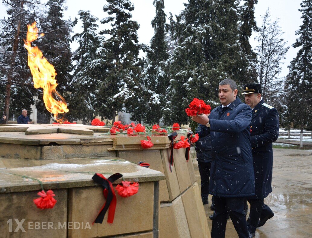 Kürdəmirdə 20 Yanvar faciəsi qurbanlarının əziz xatirəsi ehtiramla yad edilib