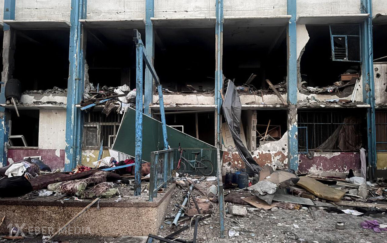 Qəzzada məktəblərin 90%-dən çoxu dağıdılıb