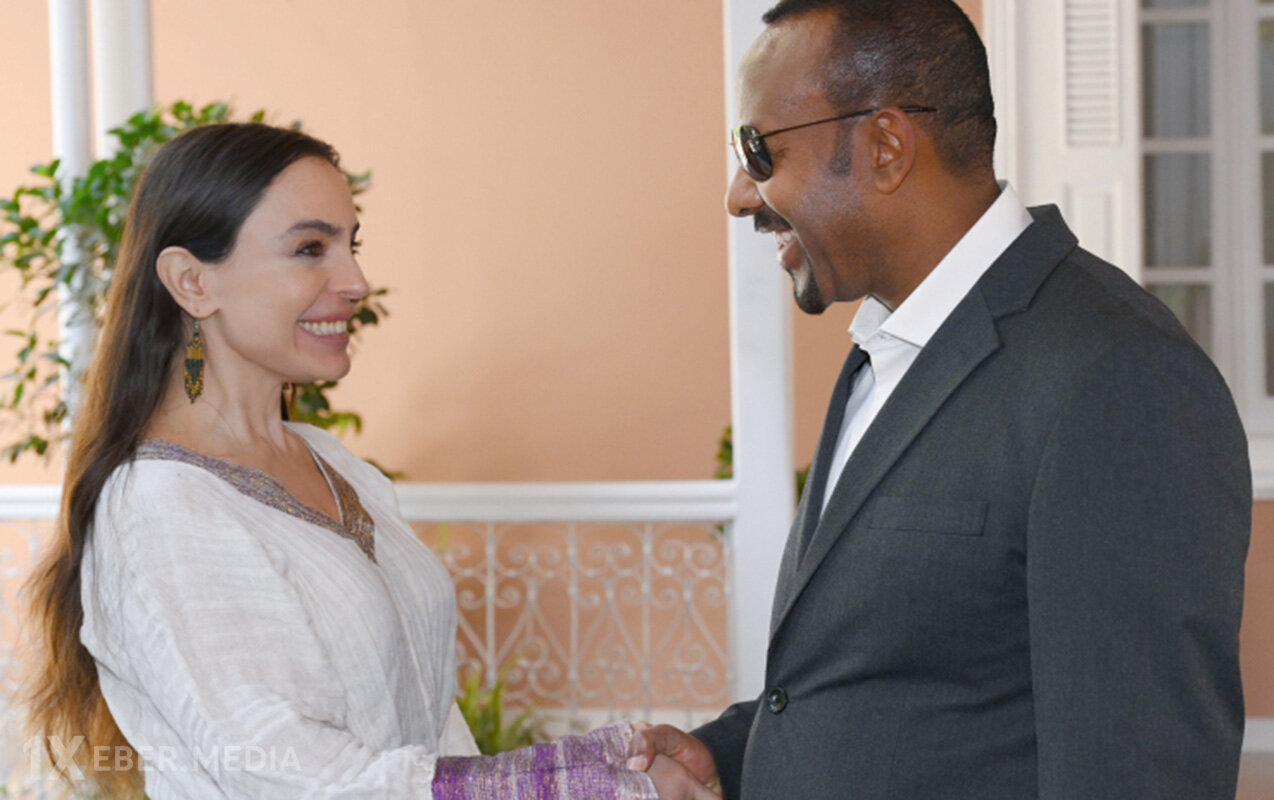 Leyla Əliyeva Efiopiyanın Baş naziri ilə görüşdü - Fotolar