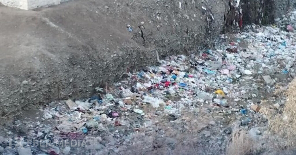 Gəncəçay zibil yatağına çevrilib