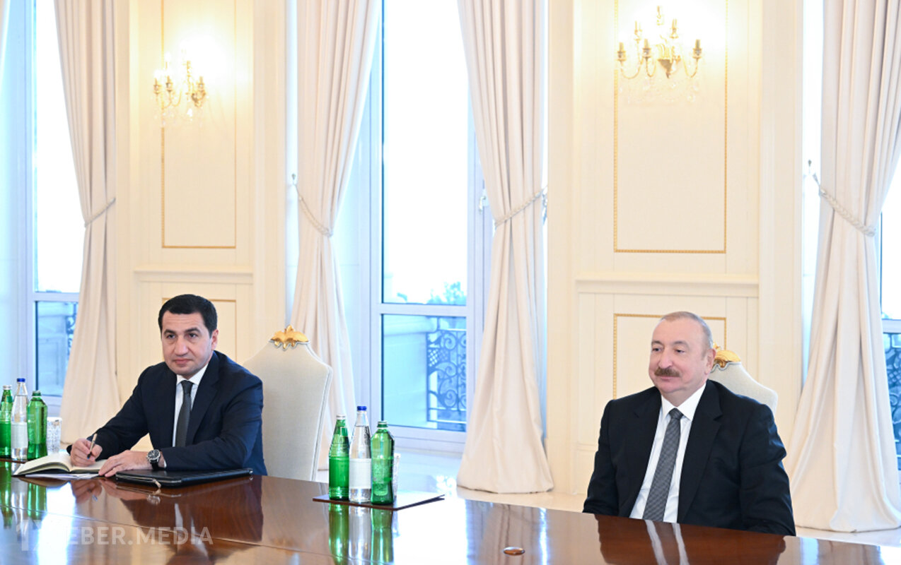 Prezident ABŞ nümayəndə heyətini qəbul etdi - Fotolar