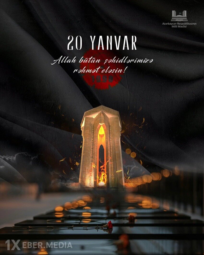 Milli Məclisin sədri 20 Yanvar faciəsinin ildönümü ilə bağlı paylaşım edib