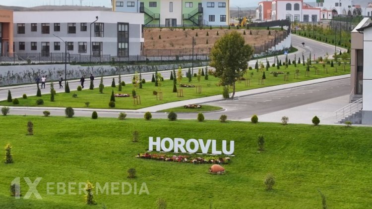 Horovlu kəndində daha 20 ailəyə evlərinin açarları təqdim olundu