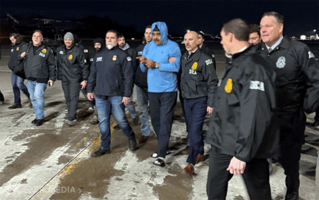 Maduro Nyu-Yorka gətirilib - Fotolar