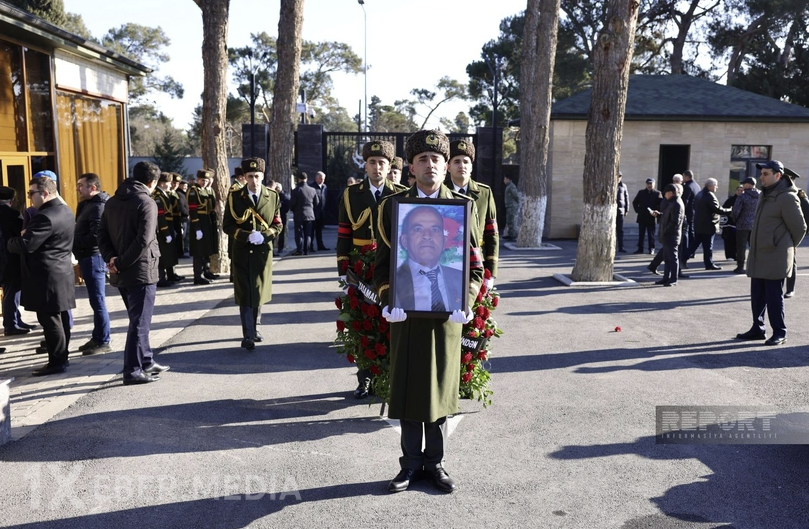 Şahin Tağıyev dəfn olundu - Fotolar