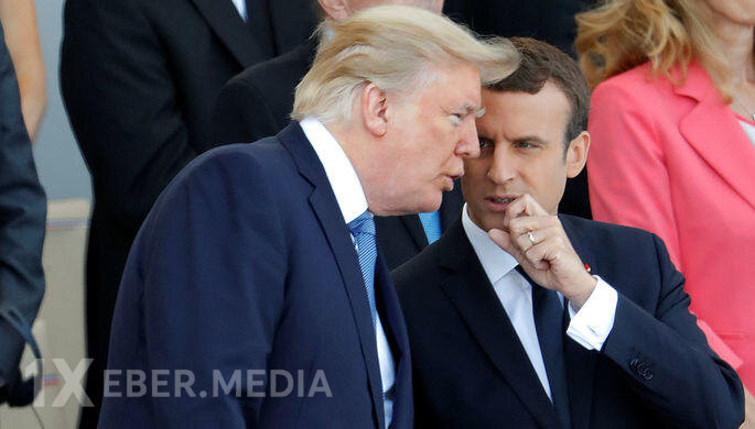 Tramp Makronu yeni rüsumlarla hədələdi