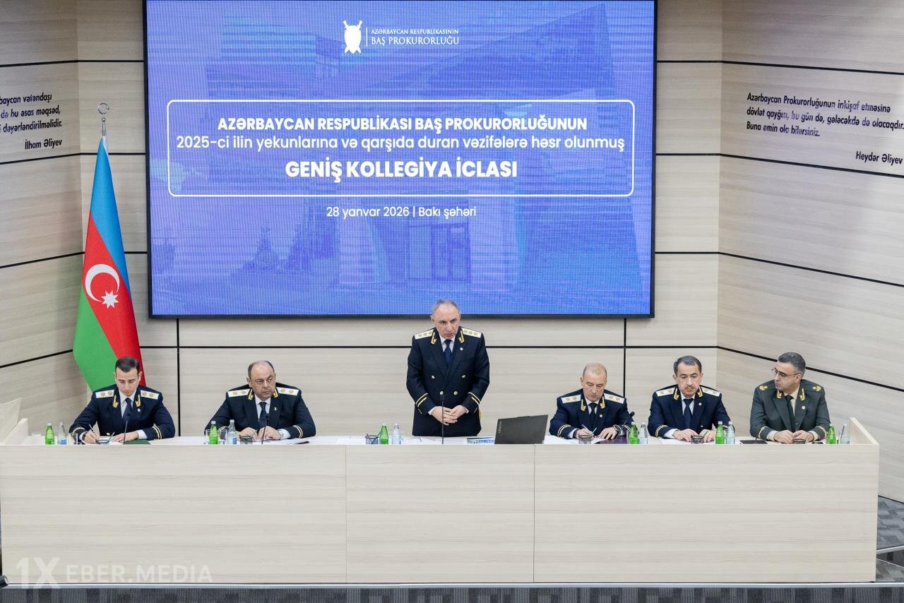 Baş Prokurorluqda geniş kollegiya iclası keçirildi