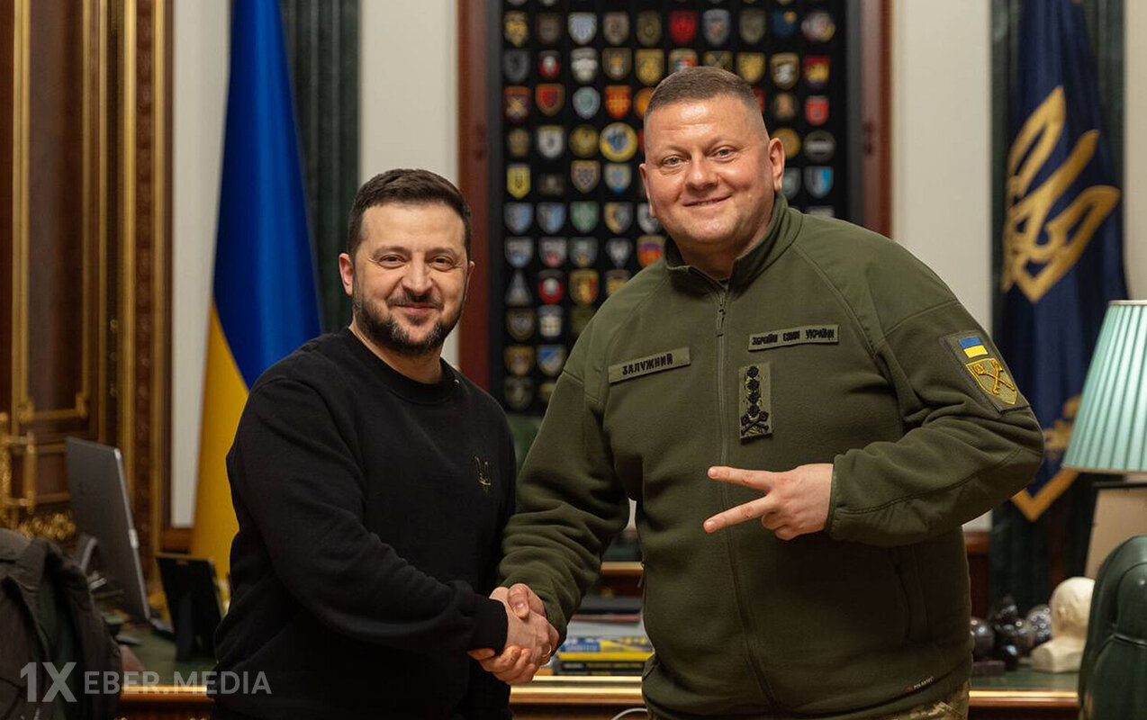 Zelenski Zalujnı ilə görüşdü