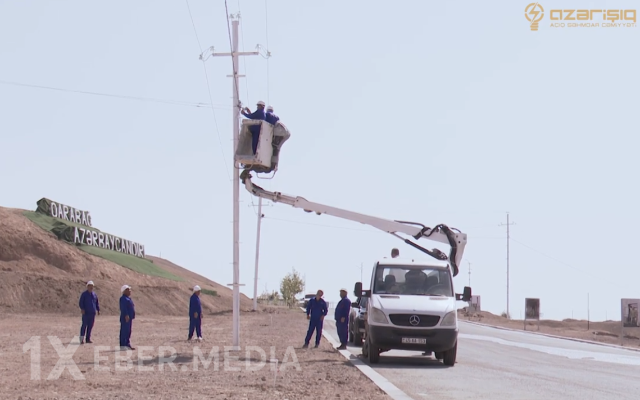 “Azərişıq” Cəbrayıl və Xankəndinin elektrik şəbəkəsini yeniləyir - Video