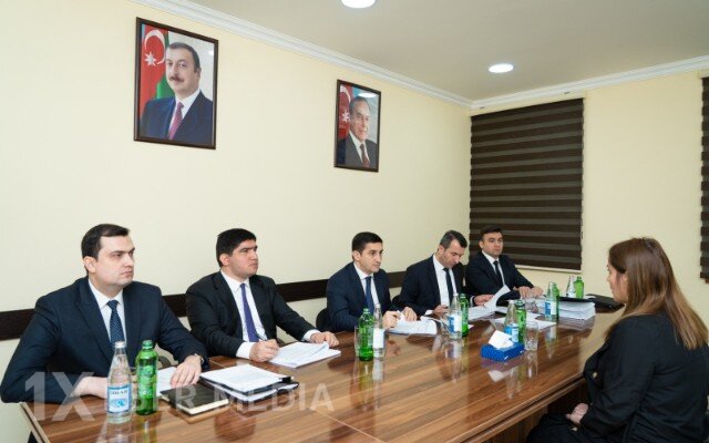 Nazir Fərid Əhmədov Göyçay şəhərində vətəndaşları qəbul etdi - FOTOLAR