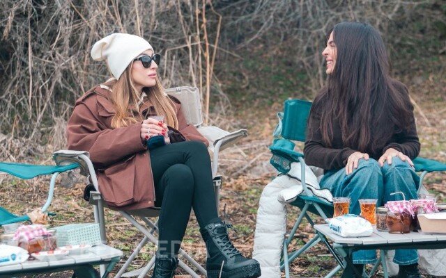 Prezidentin qızı və gəlini Göygöl Milli Parkında - FOTOLAR